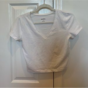 Target white v-neck top